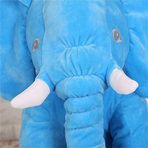  [아마존베스트]XMWEALTHY Unisex Baby Elephant Plush Doll Cute Large Size Stuffed Animal Plush Toy Doll Gifts for Girls Boys Blue