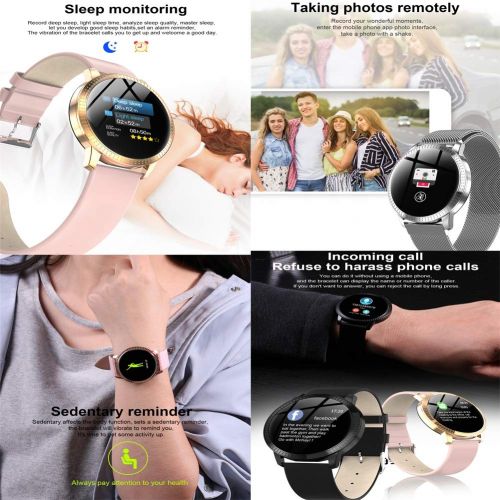  XMYL Activity Trackers,Multifunction Bluetooth Fitness Tracker IP67 Waterproof Smart Watch with Heart Rate Monitors,for Women and Men for Samsung Huawei Android iOS Smartphone