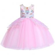 XMiniLife Unicorn Tutu Dress Costume Cosplay Swing Clothes Princess Dress for Girls