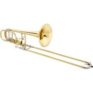 XO 1240L-T Professional Bass Trombone - Thru-Flo Valves - Clear Lacquer