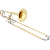 XO 1236LT Professional Trombone - F Attachment - Thru-Flo Valve - Clear Lacquer