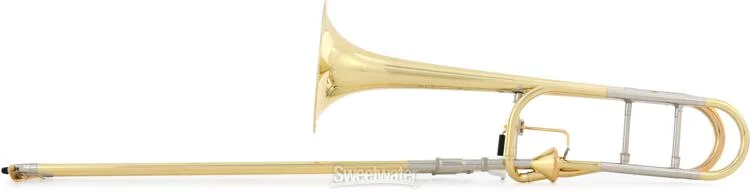  XO 1236LT Professional Trombone - F Attachment - Thru-Flo Valve - Clear Lacquer