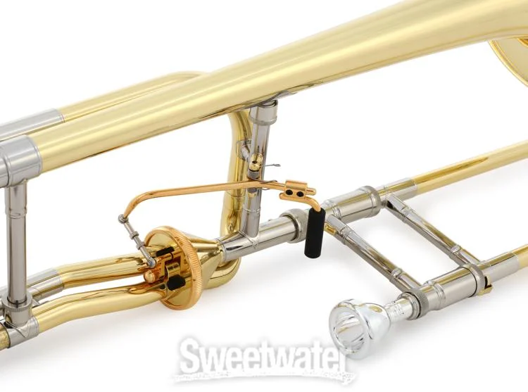  XO 1236LT Professional Trombone - F Attachment - Thru-Flo Valve - Clear Lacquer