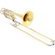 XO 1242L Professional Bass Trombone - Dependent Rotors - Clear Lacquer