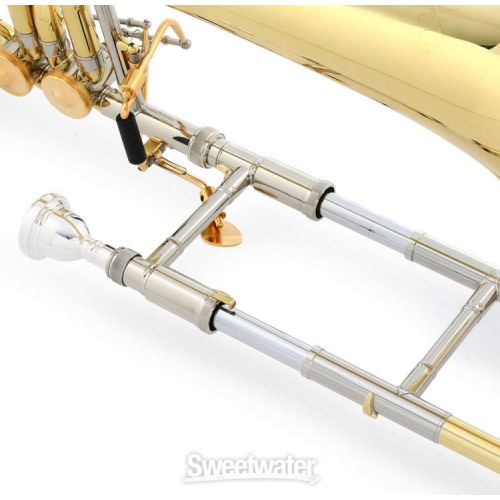  XO 1240L Professional Bass Trombone - Independent Rotors - Clear Lacquer