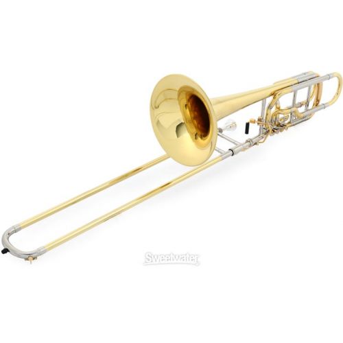  XO 1240L Professional Bass Trombone - Independent Rotors - Clear Lacquer