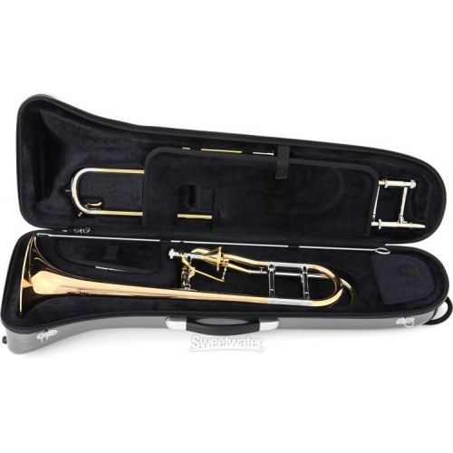  XO 1236RL-T Professional Trombone - F Attachment - Thru-Flo Valve - Clear Lacquer