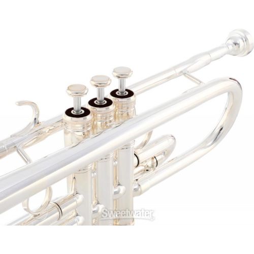  XO 1604RS-R Professional Bb Trumpet - Reverse Leadpipe - Rose Brass Bell - Silver Plated