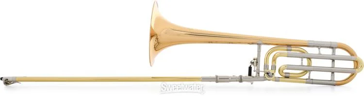  XO 1236RL Professional F Attachment Trombone - Clear Lacquer with Closed Wrap Demo