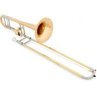 XO 1236RL-T Professional F Attachment Trombone - Clear Lacquer with Thru-Flo Valve Demo