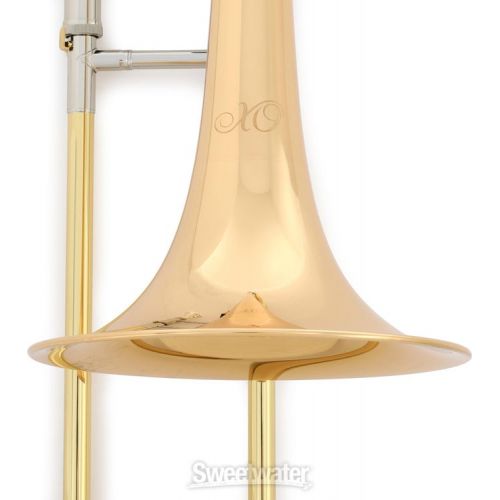  XO 1236RL-T Professional F Attachment Trombone - Clear Lacquer with Thru-Flo Valve Demo