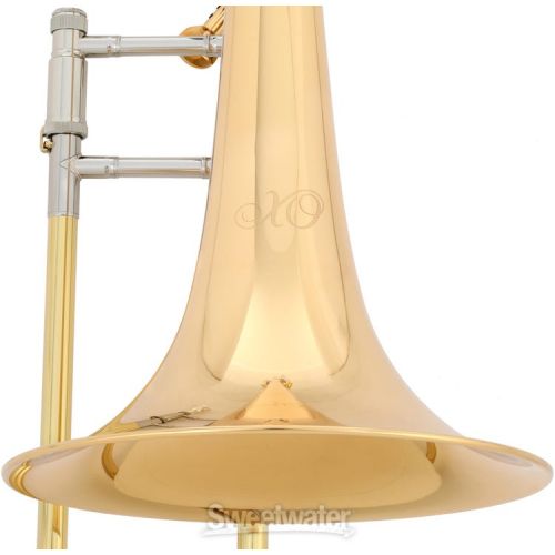  XO 1242RL Professional Bass Trombone - Rose Brass Bell - Dependent Rotors - Clear Lacquer