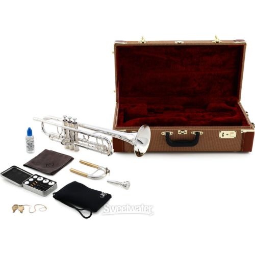  XO 1604RS Professional Bb Trumpet - Rose Brass Bell - Silver Plated