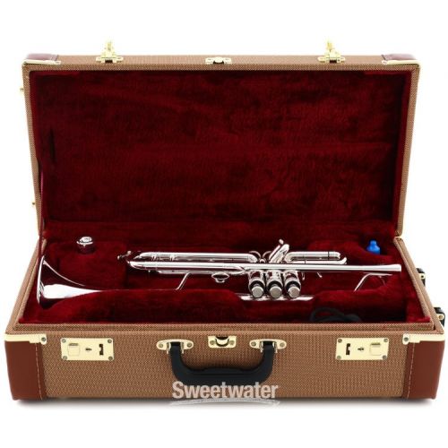  XO 1604RS Professional Bb Trumpet - Rose Brass Bell - Silver Plated