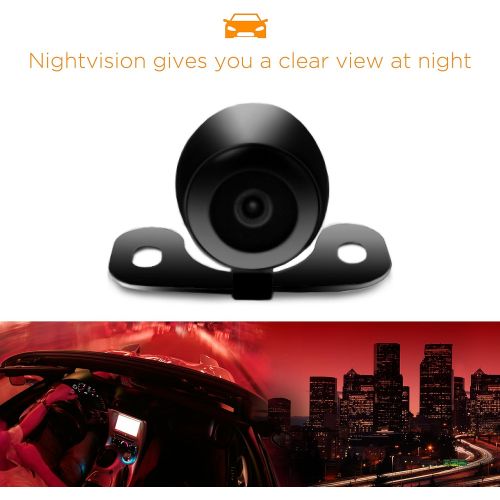  Xo Vision HD Color CCD Waterproof Vehicle Car Rear View Backup Camera, 170 Degree Viewing Angle Rearview Camera