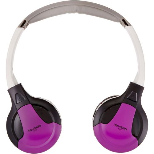  [아마존베스트]XO Vision IR630PR Headphones Wireless IR Foldable, Purple