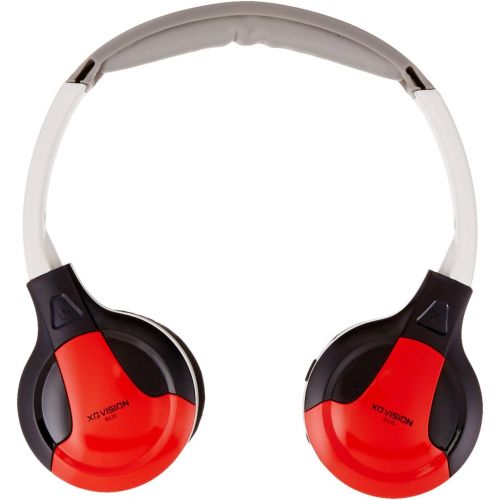  [아마존베스트]XO Vision IR630R Headphones Wireless Infrared Foldable, Red