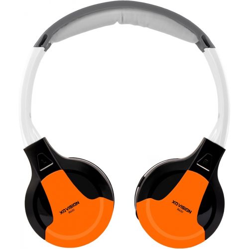  [아마존베스트]XO Vision Universal IR in Car Entertainment Wireless Foldable Headphones, Orange