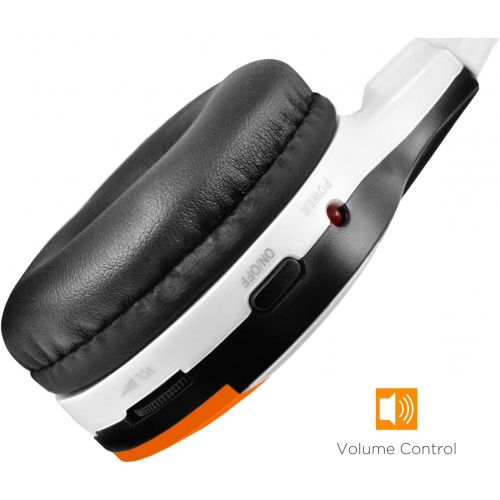  [아마존베스트]XO Vision Universal IR in Car Entertainment Wireless Foldable Headphones, Orange