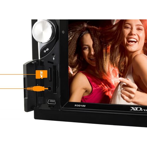  XO Vision 6.2-Inch Touch Screen DVD Receiver with Built-In Bluetooth