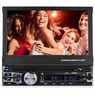 XO Vision X358 7 in-Dash Touch Screen DVD Receiver with Front USB & AV Inputs