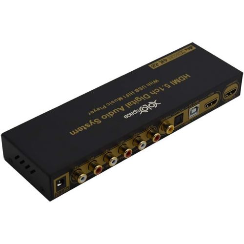  XOLORspace DU50 HDMI/ARC/COAXIAL/Optical/USB to 5.1 Audio decoder System with Remote Control