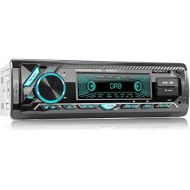 [아마존베스트]-Service-Informationen XOMAX XM-RD276 Car Radio with DAB+ Tuner and Antenna I FM RDS I Bluetooth Hands-Free Kit I 2 x USB, SD, Aux I 7 Colours I 1 DIN