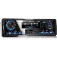 [아마존베스트]-Service-Informationen XOMAX XM-R277 Car Radio with Bluetooth Handsfree FM 7 Lighting Colours Mobile Phone Charging via 2nd USB Port USB SD MP3 AUX-IN 1 DIN