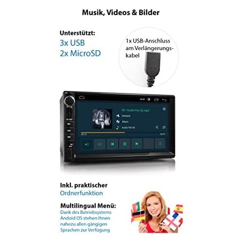  [아마존베스트]-Service-Informationen Xomax Car Radio with Android 2 DIN