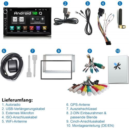  [아마존베스트]-Service-Informationen Xomax Car Radio with Android 2 DIN