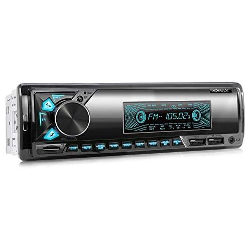  [아마존베스트]-Service-Informationen XOMAX XM-R278 Car Radio with FM RDS Bluetooth Hands-Free Kit USB SD MP3 AUX-IN 1 DIN