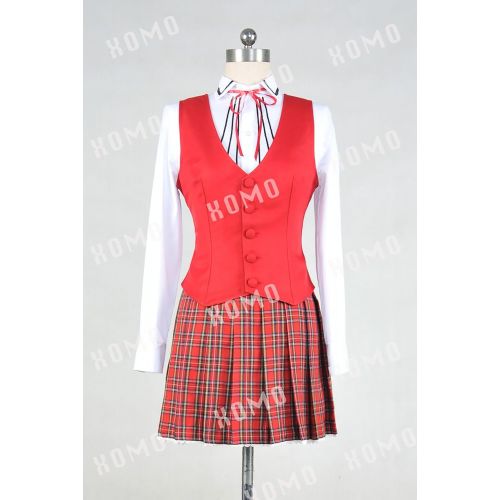  XOMO RWBY Cosplay Ruby Rose Weiss Schnee Yang Beacon Academy School Girl Uniform Costume