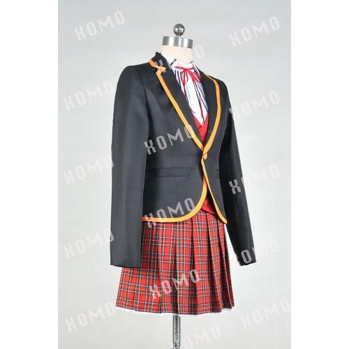 XOMO RWBY Cosplay Ruby Rose Weiss Schnee Yang Beacon Academy School Girl Uniform Costume