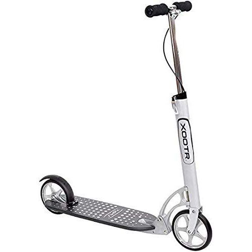  XOOTR Mg Teen/Adult Kick Scooter - 800+lb Capacity - Life Long Backing - QuickClick Latch Folding Mechanism - Front & Rear Brake