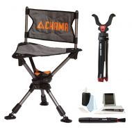 XOP CHAMA Chairs All-Terrain 360° Swivel Hunting/Camping Chair with Ever-Level Telescoping Legs & Shooting Rest