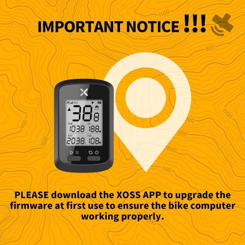  [아마존베스트]XOSS G+ GPS Bike Computer ANT+ with 2 Smart Cadence Sensor, Bluetooth Cycling Computer, Wireless Bicycle Speedometer Odometer, Waterproof MTB Tracker Fits All Bikes (Support Heart