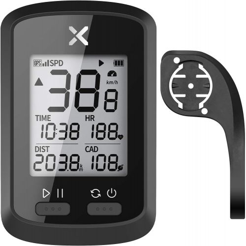  [아마존베스트]XOSS G+ GPS Bike Computer with Bicycle Mount, Bluetooth ANT+ Cycling Computer, Wireless Bicycle Speedometer Odometer, Waterproof MTB Tracker (Support Heart Rate Monitor & Cadence S