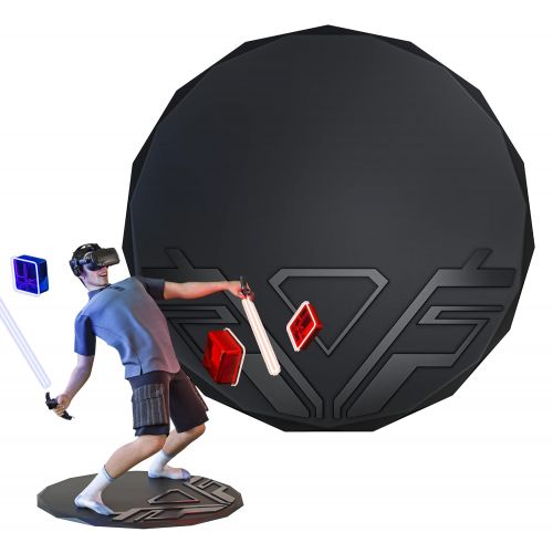  [아마존베스트]XPACK VR Mat - 35 Round Anti Fatigue Mat - Virtual Reality Matt Helps Determine Direction and Position of Your Feet During Game, Prevents Players from Hitting and Breaking Objects