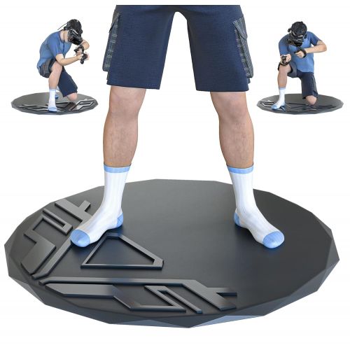  [아마존베스트]XPACK VR Mat - 35 Round Anti Fatigue Mat - Virtual Reality Matt Helps Determine Direction and Position of Your Feet During Game, Prevents Players from Hitting and Breaking Objects