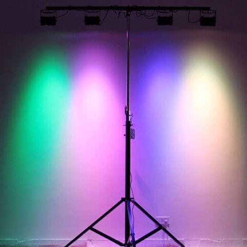  XPC RGBW 7 LEDs PAR 8PCS Can DMX512 Lighting Super Bright Stage Lights for Wedding DJ Bar Live Concert Show,8 Pack