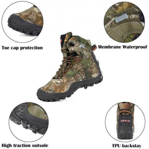  [아마존베스트]XPETI Men’s Thermator Mid-Rise Waterproof Hiking Trekking Insulated Outdoor Boots