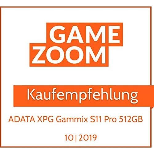  [아마존 핫딜]  [아마존핫딜]XPG GAMMIX 512GB S11 Pro 3D NAND PCIe NVMe Gen3x4 M.2 2280 SSD (AGAMMIXS11P-512GT-C)