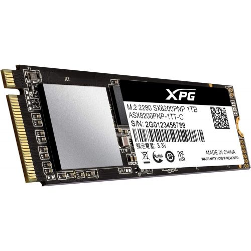  [아마존베스트]ADATA XPG SX8200 Pro 1TB 3D NAND NVMe Gen3x4 PCIe M.2 2280 Solid State Drive R/W 3500/3000MB/s SSD (ASX8200PNP-1TT-C)