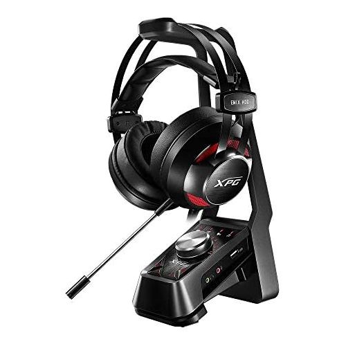  XPG EMIX H30 Wired Headset and SOLOX F30 Amplifier Gaming Audio Set Bundle (SOLOX F30+EMIX H30)