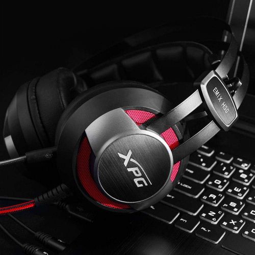  XPG EMIX H30 Wired Headset and SOLOX F30 Amplifier Gaming Audio Set Bundle (SOLOX F30+EMIX H30)