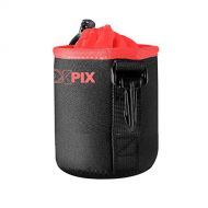 XPIX Small Neoprene Pouch Bag for DSLR Camera Lenses (Canon, Nikon, Sony, Olympus,Fujfilm,Panasonic, and More)