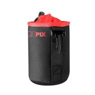 XPIX Medium Neoprene Pouch Bag for DSLR Camera Lens (Canon, Nikon, Fujifilm, Sony, Olympus,and More)