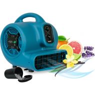 XPOWER P-450NT 1/3 HP Freshen Aire Scented Air Mover with Ionizer & Timer, Blue