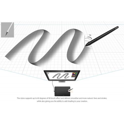  [아마존핫딜][아마존 핫딜] XP-PEN Deco 01 V2 Graphics Tablet 10x6.25 Inch Drawing Pen Tablet 8192 Levels Pressure Battery-Free Pen with Tilt Function Android Supported and 8 Shortcut Keys