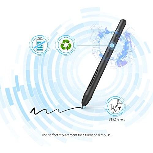  [아마존베스트]XP-Pen G6406x 4inches Osu! Drawing Tablet Osu! Graphics Tablet Play Battery-Free Pen 20Replacement Nibs, Black